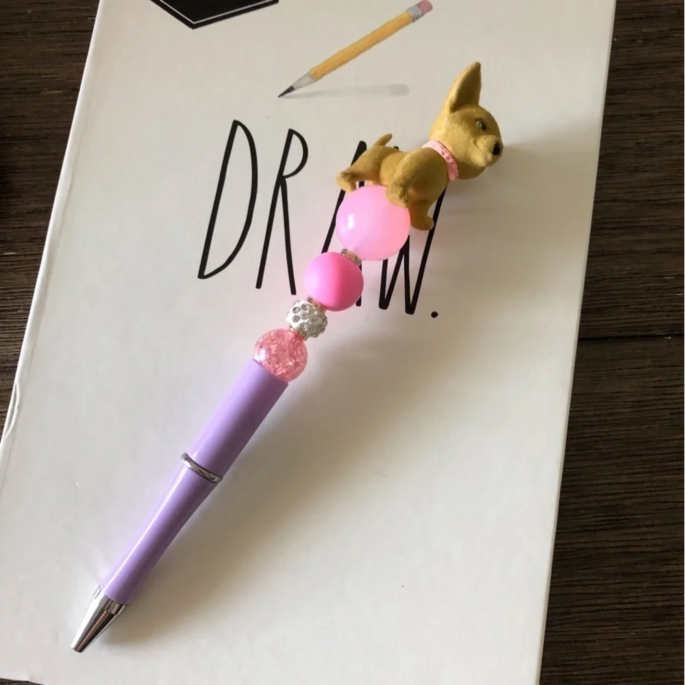 Puppy in my Pocket: Chare Chihuahua dog handmade pen
